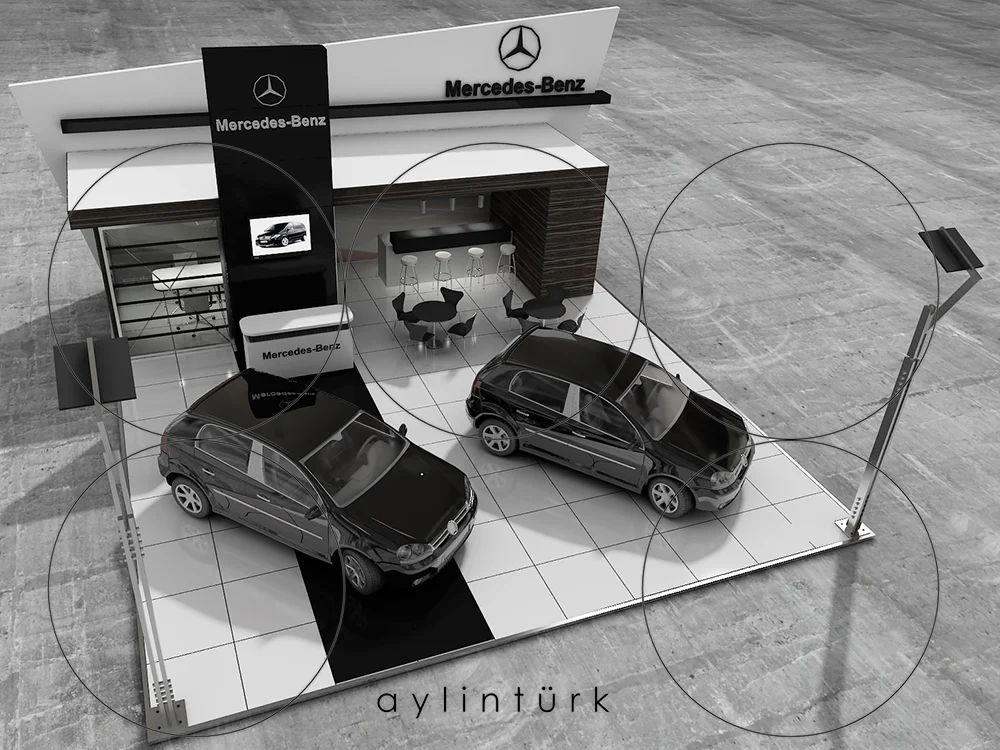 Mercedes Benz Gezici Stand