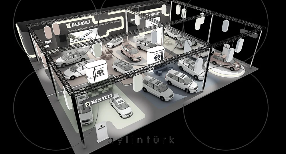 Renault Automotiv Stand Projesi 2010 Autoshow Tuyap İstanbul