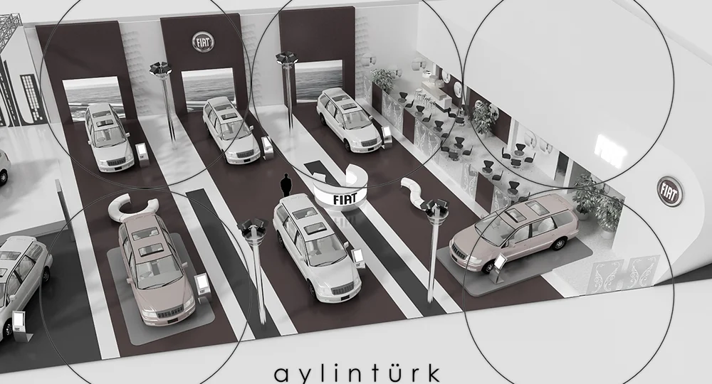 Tofas Fiat Stand Ticari Arac Fuarı Yesilkoy İstanbul